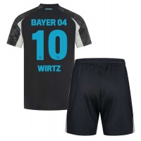 Bayer Leverkusen Florian Wirtz #10 Tredjeställ Barn 2024-25 Korta ärmar (+ Korta byxor)